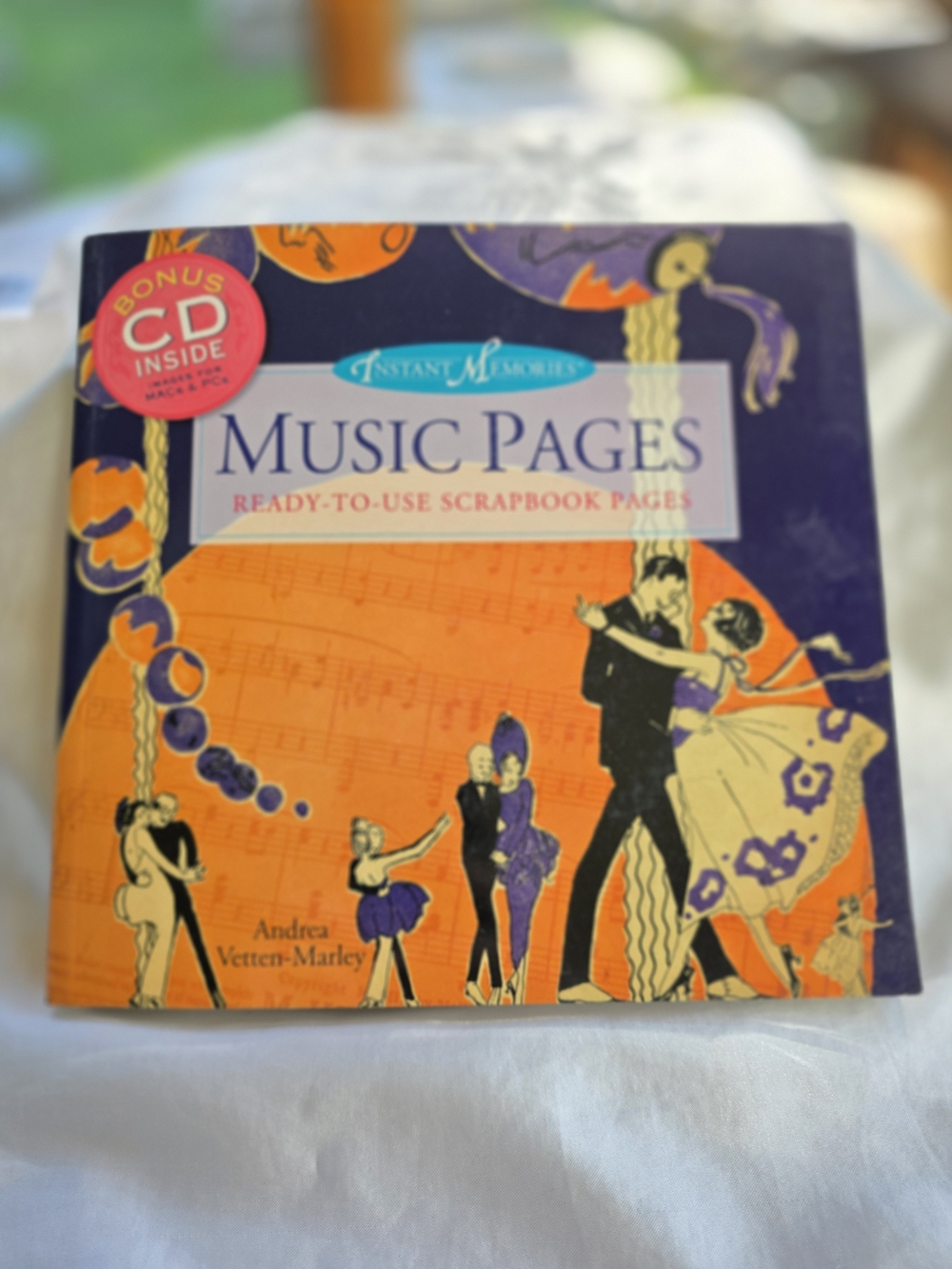 Vintage 2006 Music Pages Ready-to-Use Scrapbook Book